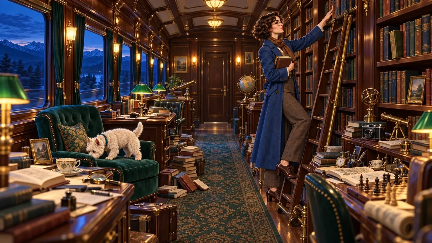 Zoekplaat van de bibliotheekwagon